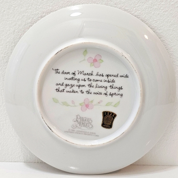 Precious Moments Months of the Year Plates - March - Picture 4 of 10